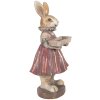 Карнавальный декор Clayre & Eef — кролик бежево-красный, 10x8x20 см