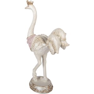 Декоративный букет Clayre & Eef, нежно-белый с розовыми оттенками, 23x11x41 см