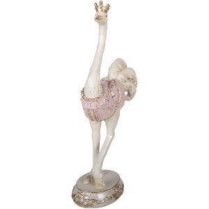 Декоративный букет Clayre & Eef, нежно-белый с розовыми оттенками, 23x11x41 см