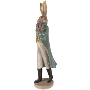 Золотой декоративный кролик Clayre & Eef 17x15x53 см