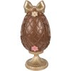 Декоративное яйцо Clayre & Eef с кроликом, коричнево-золотое, Ø 12x26 см