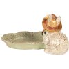 Декоративная чаша Clayre & Eef с кроликом, бежевый, 14x11x8 см