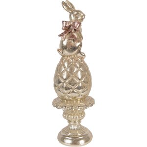 Фигурка кролика на яйце Clayre & Eef, Ø 8x28 см