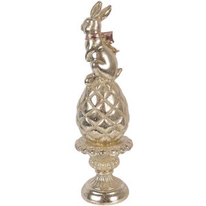 Фигурка кролика на яйце Clayre & Eef, Ø 8x28 см