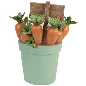 Фигурка кролика Clayre & Eef бело-синяя 21x20x28 см