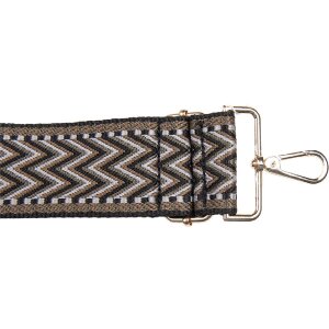 Ремень для сумки Juleeze JZBS0011, 5 шт. по 140 см, черно-белый
