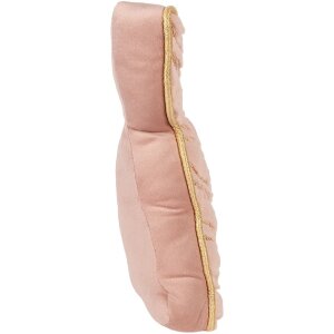 Коврик-стоппер в виде кролика Clayre & Eef, розово-золотой, 20x7x31 см