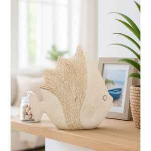 Декоративная фигурка Mauro Ferretti PESCE SAND — рыба с песчаной текстурой