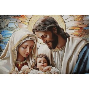 Холст с изображением Рождества Христова Mauro Ferretti в раме 102x72 см