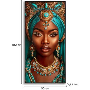 Mauro Ferretti Картина на холсте MAYA с рамкой 50x3,5x100 см