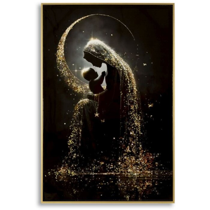 Mauro Ferretti Холстовая картина MATERNITY с рамкой 60x3,5x90 см