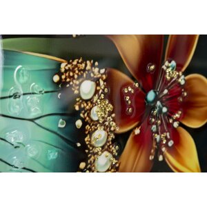 Фоторамка Mauro Ferretti «Бабочка» — холстовая картина с рамкой 70x100 см