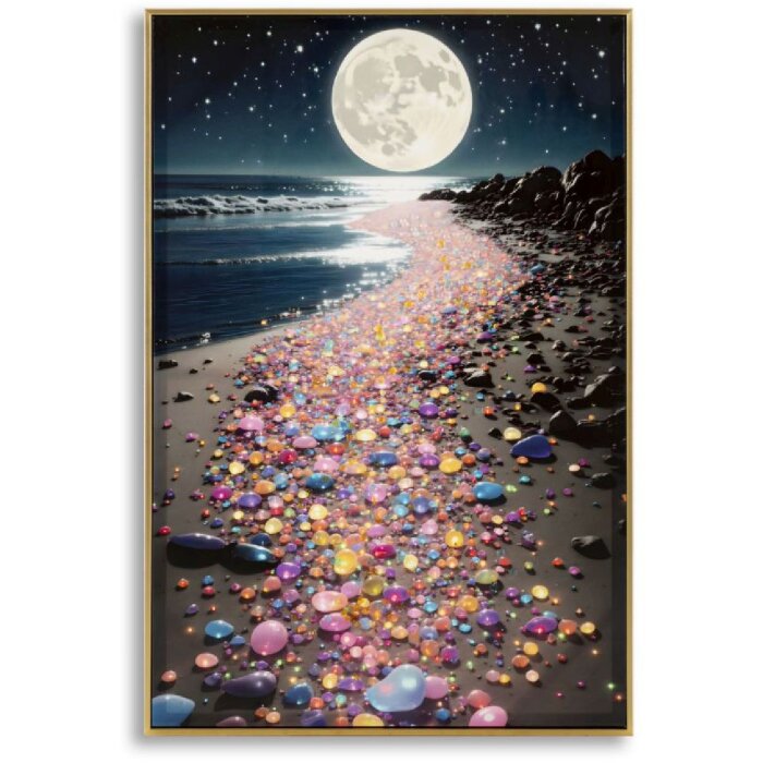 Мауро Ферретти. Картина на стену "Цвета" — холст в раме 60x90 см