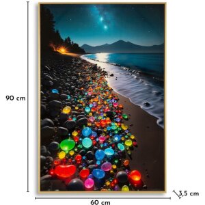 Мауро Ферретти Картина на стену «Цвета» — холст в раме 60x90 см