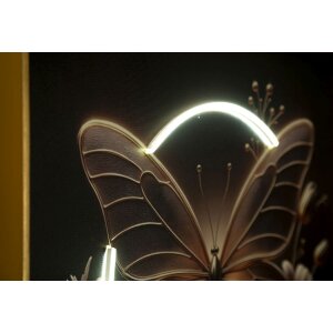 LED-настенное изображение Mauro Ferretti "Бабочка" 50x50 см