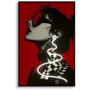 Mauro Ferretti Картина "Psyco" с LED-подсветкой, 60x90 см, 3D-эффект