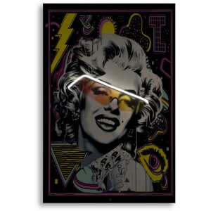 Светодиодная холстовая картина Mauro Ferretti "Marilin" 60x90 см с 3D-аппликацией из акрила