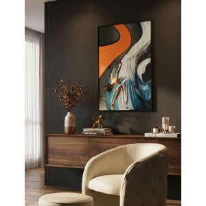 Световое холстовое изображение Mauro Ferretti "Танцор" 60x90 см с 3D-акриловыми аппликациями