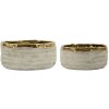 Набор кашпо Mauro Ferretti "Lima" 2 шт. Ø22,5x10,5 см / Ø18x8,5 см
