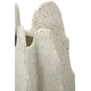 Ваза Mauro Ferretti "Ester" Ø26x40 см — органический дизайн с мраморной текстурой