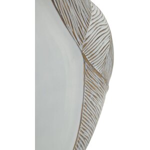 Ваза Mauro Ferretti "Ho Chi Minh" белая матовая, 27x11,5x31 см