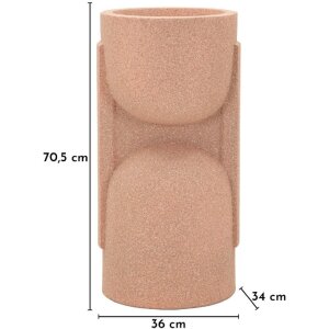 Стенд для цветочного горшка Mauro Ferretti "Nui" красный