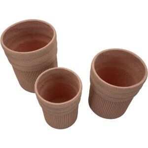 Набор кашпо Mauro Ferretti COLOMBIA 3 шт. Красный