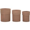 Набор кашпо Mauro Ferretti COLOMBIA 3 шт. Красный