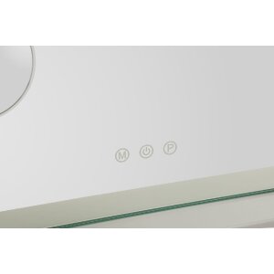 Зеркальный столик Mauro Ferretti HOLLYWOOD LED 55x14x43 см, белый