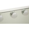 Зеркальный столик Mauro Ferretti HOLLYWOOD LED 55x14x43 см, белый