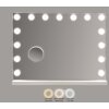 Зеркальный столик Mauro Ferretti HOLLYWOOD LED 55x14x43 см, белый