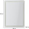 Зеркало настенное LED SIMPLE Mauro Ferretti 60x3,5x80 см