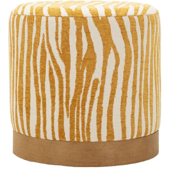 Пуф Mauro Ferretti SAVANA Сенапе Ø40x40 см