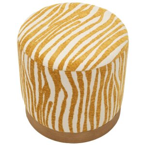 Пуф Mauro Ferretti SAVANA Сенапе Ø40x40 см