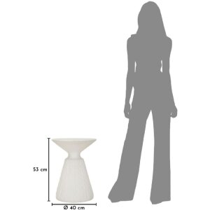 Приставной стол Mauro Ferretti CONE Ø40x53 см