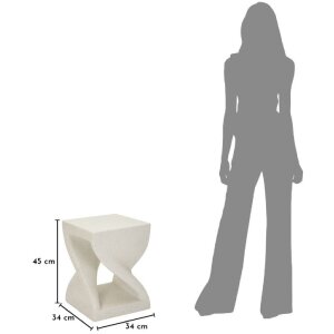 Столик-подставка Mauro Ferretti Z 34x34x45 см Кремовый