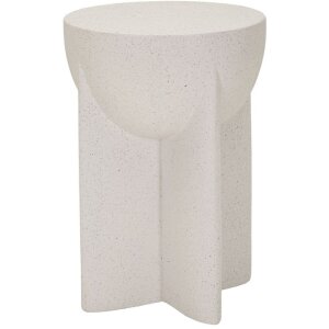 Столик боковой History, Ø33,5x48,5 см, кремовый, МГО