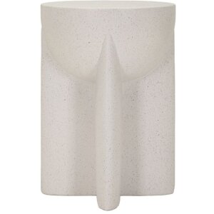 Столик боковой History, Ø33,5x48,5 см, кремовый, МГО