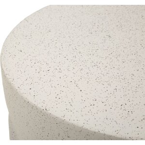 Столик боковой History, Ø33,5x48,5 см, кремовый, МГО