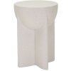 Столик боковой History, Ø33,5x48,5 см, кремовый, МГО