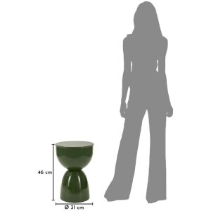 Столик напольный YAO Ø31x46 см Зеленый Mauro Ferretti