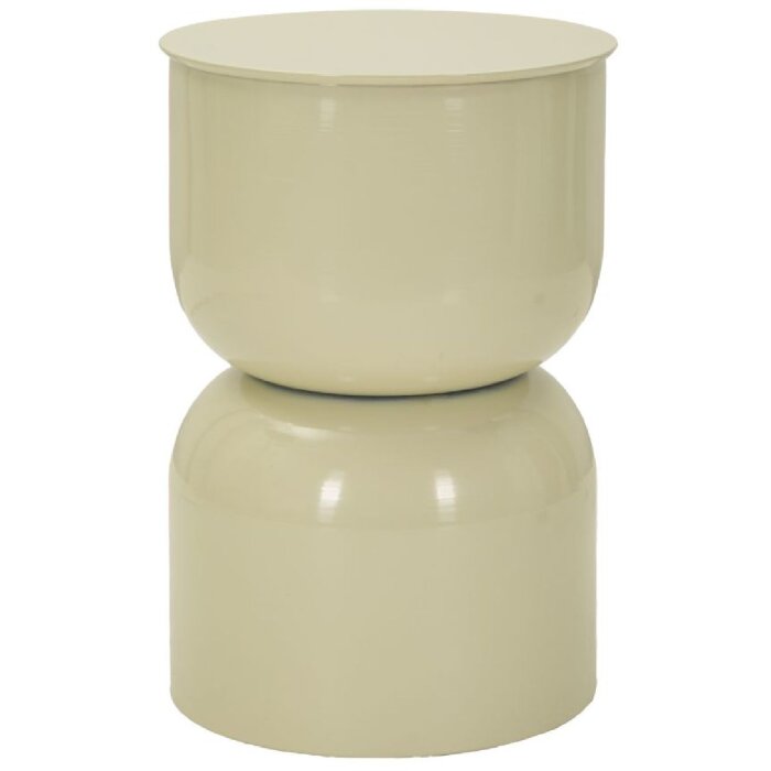 Прикроватный стол Mauro Ferretti OYI Ø31x46 см Кремовый