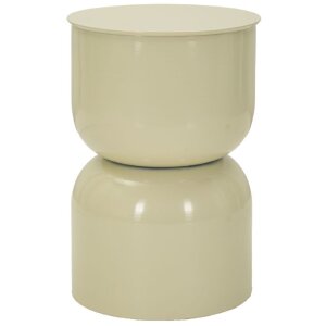 Прикроватный стол Mauro Ferretti OYI Ø31x46 см Кремовый