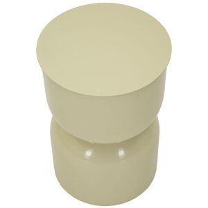 Прикроватный стол Mauro Ferretti OYI Ø31x46 см Кремовый