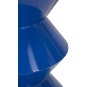 Стильный боковой стол ZAG синий, Ø37,5x45 см, металл