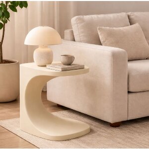 Боковой стол Mauro Ferretti Ibiza белый 42x42x52 см