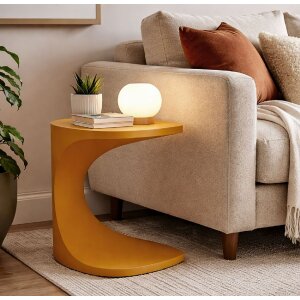 Бюфет Mauro Ferretti Ibiza Senf — арочный столик из пластика, 42x42x52 см