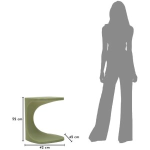 Сторожевая тумба Mauro Ferretti Ibiza Зеленая 42x42x52 см