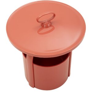 Прикроватный столик Mauro Ferretti Iris Красный Ø44x43 см