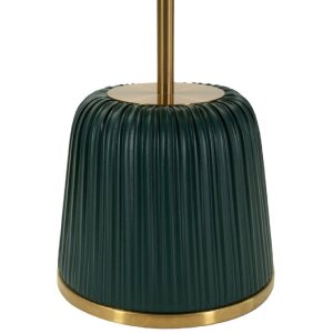 Буфетный столик Mauro Ferretti Egle зеленый/золотой Ø40x55 см